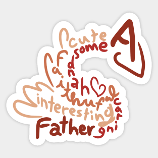 Father Bird Sticker